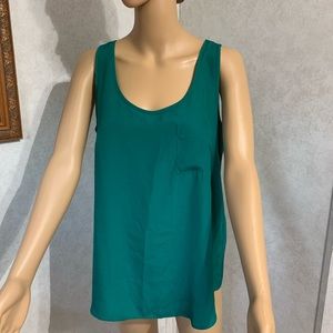 Ladies silky feel flowy tank